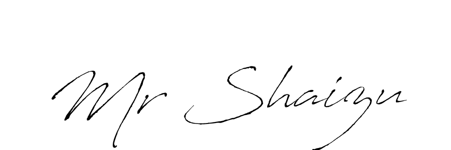 How to Draw Mr Shaizu signature style? Antro_Vectra is a latest design signature styles for name Mr Shaizu. Mr Shaizu signature style 6 images and pictures png