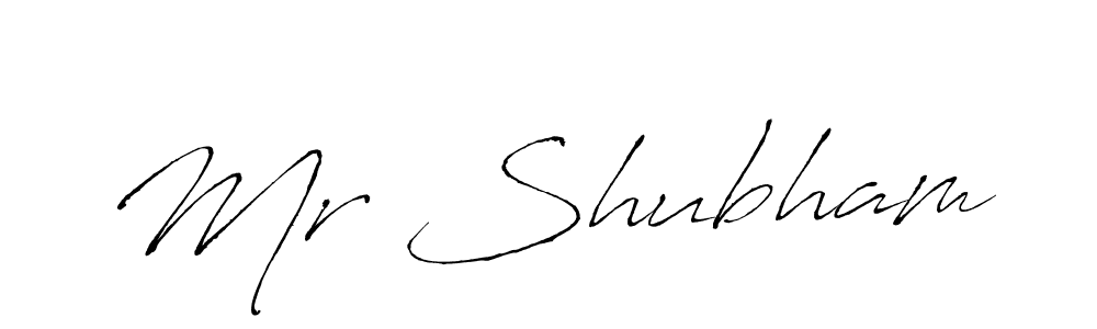 Design your own signature with our free online signature maker. With this signature software, you can create a handwritten (Antro_Vectra) signature for name Mr Shubham. Mr Shubham signature style 6 images and pictures png