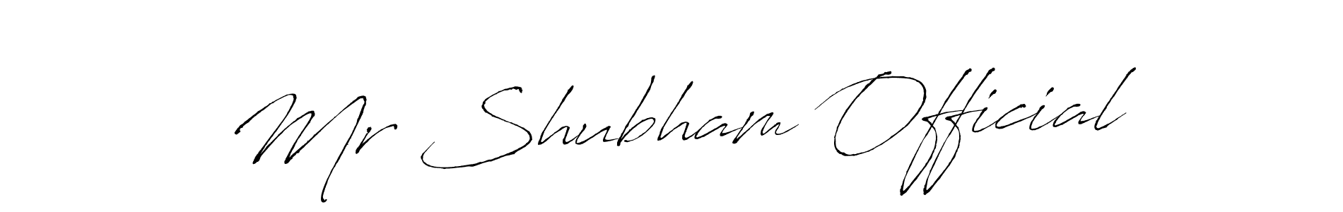 Also You can easily find your signature by using the search form. We will create Mr Shubham Official name handwritten signature images for you free of cost using Antro_Vectra sign style. Mr Shubham Official signature style 6 images and pictures png