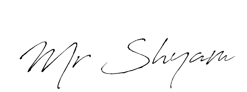You should practise on your own different ways (Antro_Vectra) to write your name (Mr Shyam) in signature. don't let someone else do it for you. Mr Shyam signature style 6 images and pictures png