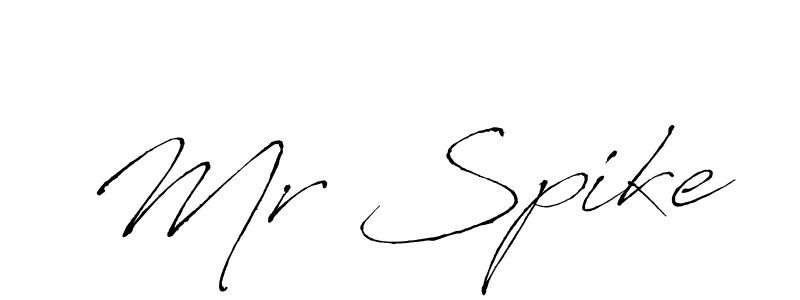 Design your own signature with our free online signature maker. With this signature software, you can create a handwritten (Antro_Vectra) signature for name Mr Spike. Mr Spike signature style 6 images and pictures png