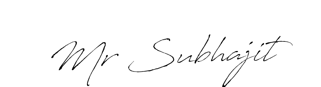 How to make Mr Subhajit signature? Antro_Vectra is a professional autograph style. Create handwritten signature for Mr Subhajit name. Mr Subhajit signature style 6 images and pictures png