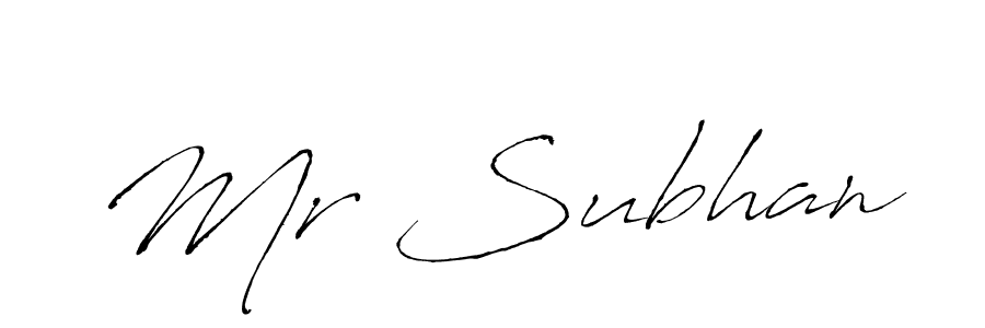 You should practise on your own different ways (Antro_Vectra) to write your name (Mr Subhan) in signature. don't let someone else do it for you. Mr Subhan signature style 6 images and pictures png