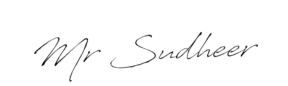 if you are searching for the best signature style for your name Mr Sudheer. so please give up your signature search. here we have designed multiple signature styles  using Antro_Vectra. Mr Sudheer signature style 6 images and pictures png