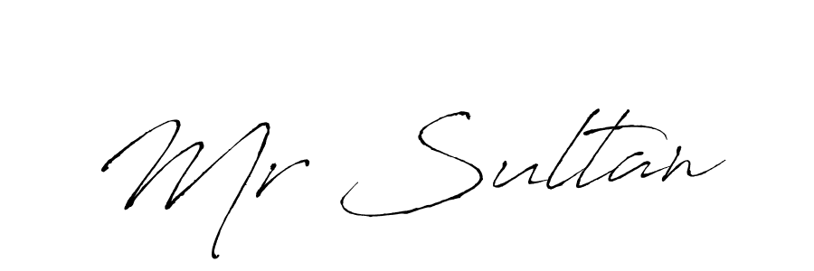 Design your own signature with our free online signature maker. With this signature software, you can create a handwritten (Antro_Vectra) signature for name Mr Sultan. Mr Sultan signature style 6 images and pictures png