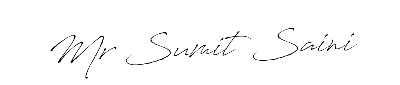 Antro_Vectra is a professional signature style that is perfect for those who want to add a touch of class to their signature. It is also a great choice for those who want to make their signature more unique. Get Mr Sumit Saini name to fancy signature for free. Mr Sumit Saini signature style 6 images and pictures png