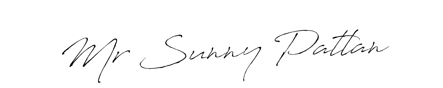 Design your own signature with our free online signature maker. With this signature software, you can create a handwritten (Antro_Vectra) signature for name Mr Sunny Patlan. Mr Sunny Patlan signature style 6 images and pictures png