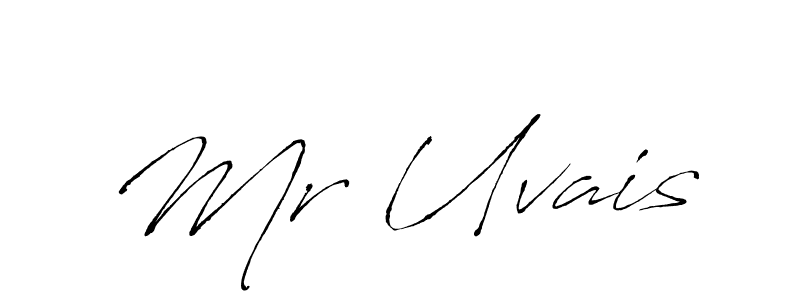 How to Draw Mr Uvais signature style? Antro_Vectra is a latest design signature styles for name Mr Uvais. Mr Uvais signature style 6 images and pictures png