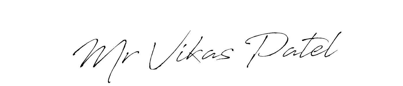 Use a signature maker to create a handwritten signature online. With this signature software, you can design (Antro_Vectra) your own signature for name Mr Vikas Patel. Mr Vikas Patel signature style 6 images and pictures png