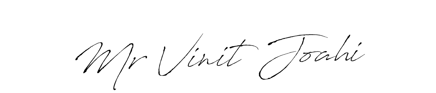 Also You can easily find your signature by using the search form. We will create Mr Vinit Joahi name handwritten signature images for you free of cost using Antro_Vectra sign style. Mr Vinit Joahi signature style 6 images and pictures png