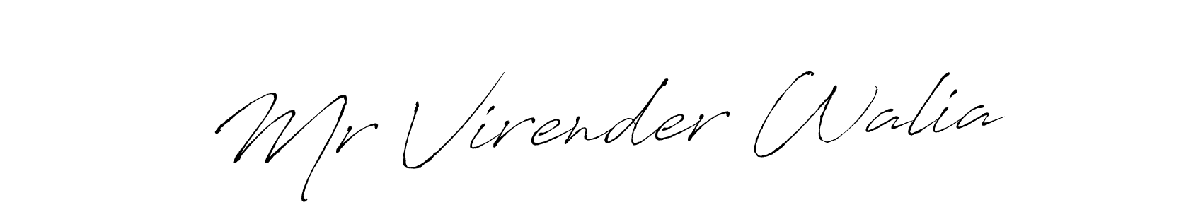 This is the best signature style for the Mr Virender Walia name. Also you like these signature font (Antro_Vectra). Mix name signature. Mr Virender Walia signature style 6 images and pictures png