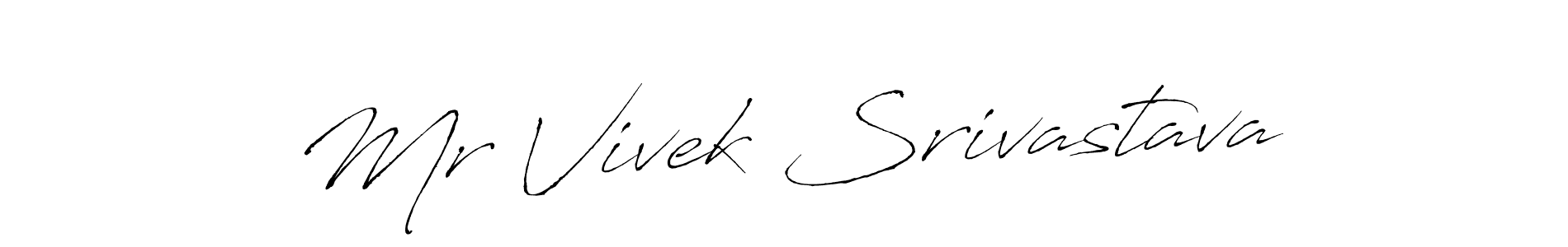Make a beautiful signature design for name Mr Vivek Srivastava. Use this online signature maker to create a handwritten signature for free. Mr Vivek Srivastava signature style 6 images and pictures png
