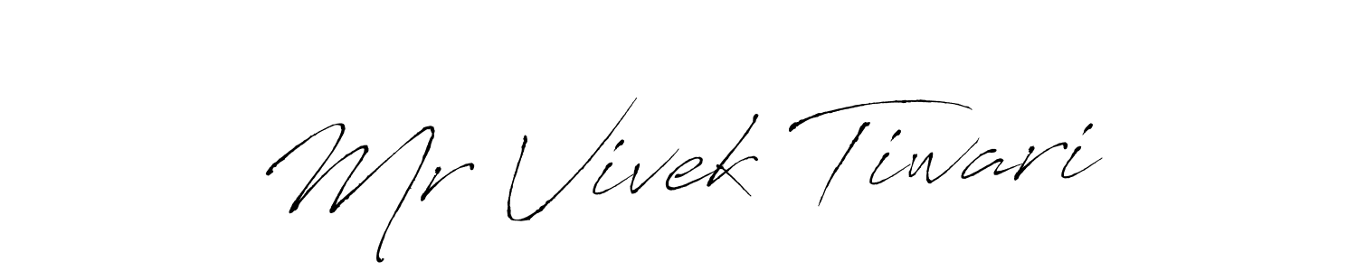 Mr Vivek Tiwari stylish signature style. Best Handwritten Sign (Antro_Vectra) for my name. Handwritten Signature Collection Ideas for my name Mr Vivek Tiwari. Mr Vivek Tiwari signature style 6 images and pictures png