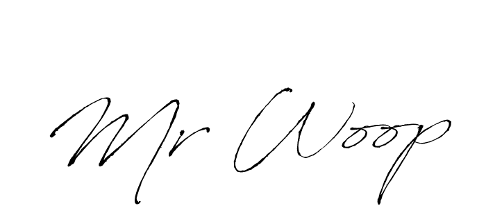 Make a beautiful signature design for name Mr Woop. With this signature (Antro_Vectra) style, you can create a handwritten signature for free. Mr Woop signature style 6 images and pictures png
