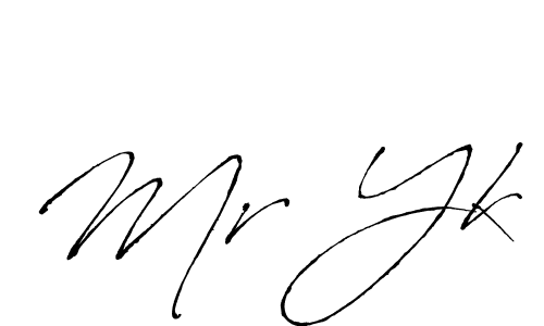 How to make Mr Yk signature? Antro_Vectra is a professional autograph style. Create handwritten signature for Mr Yk name. Mr Yk signature style 6 images and pictures png