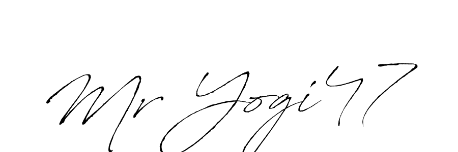 Also You can easily find your signature by using the search form. We will create Mr Yogi47 name handwritten signature images for you free of cost using Antro_Vectra sign style. Mr Yogi47 signature style 6 images and pictures png