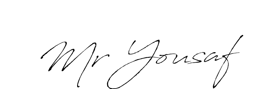 Similarly Antro_Vectra is the best handwritten signature design. Signature creator online .You can use it as an online autograph creator for name Mr Yousaf. Mr Yousaf signature style 6 images and pictures png