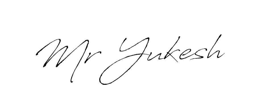 Make a beautiful signature design for name Mr Yukesh. With this signature (Antro_Vectra) style, you can create a handwritten signature for free. Mr Yukesh signature style 6 images and pictures png