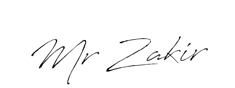 Also we have Mr Zakir name is the best signature style. Create professional handwritten signature collection using Antro_Vectra autograph style. Mr Zakir signature style 6 images and pictures png