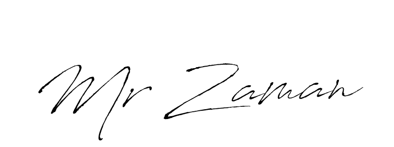 Mr Zaman stylish signature style. Best Handwritten Sign (Antro_Vectra) for my name. Handwritten Signature Collection Ideas for my name Mr Zaman. Mr Zaman signature style 6 images and pictures png