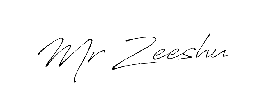 How to make Mr Zeeshu signature? Antro_Vectra is a professional autograph style. Create handwritten signature for Mr Zeeshu name. Mr Zeeshu signature style 6 images and pictures png