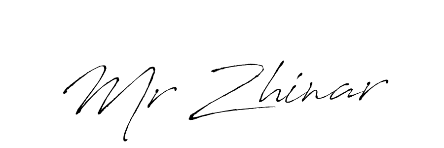 Use a signature maker to create a handwritten signature online. With this signature software, you can design (Antro_Vectra) your own signature for name Mr Zhinar. Mr Zhinar signature style 6 images and pictures png