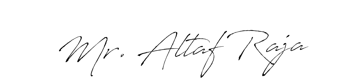 It looks lik you need a new signature style for name Mr. Altaf Raja. Design unique handwritten (Antro_Vectra) signature with our free signature maker in just a few clicks. Mr. Altaf Raja signature style 6 images and pictures png