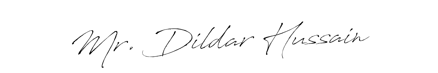 Use a signature maker to create a handwritten signature online. With this signature software, you can design (Antro_Vectra) your own signature for name Mr. Dildar Hussain. Mr. Dildar Hussain signature style 6 images and pictures png