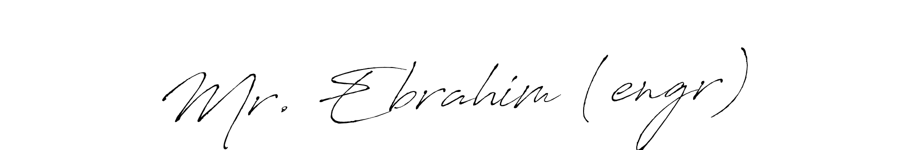 Similarly Antro_Vectra is the best handwritten signature design. Signature creator online .You can use it as an online autograph creator for name Mr. Ebrahim (engr). Mr. Ebrahim (engr) signature style 6 images and pictures png