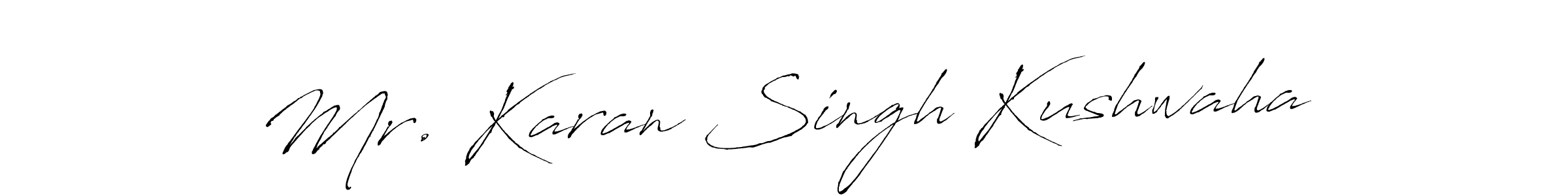 Similarly Antro_Vectra is the best handwritten signature design. Signature creator online .You can use it as an online autograph creator for name Mr. Karan Singh Kushwaha. Mr. Karan Singh Kushwaha signature style 6 images and pictures png