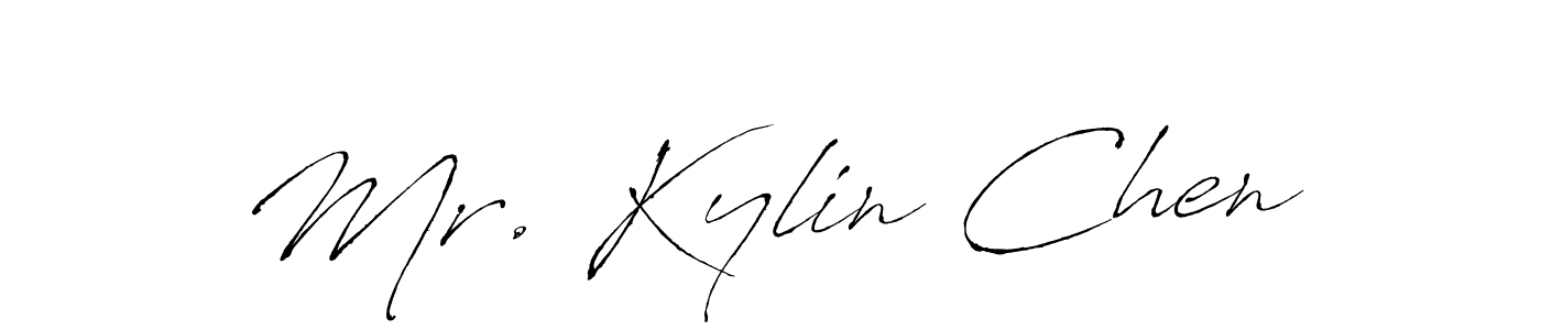 Create a beautiful signature design for name Mr. Kylin Chen. With this signature (Antro_Vectra) fonts, you can make a handwritten signature for free. Mr. Kylin Chen signature style 6 images and pictures png