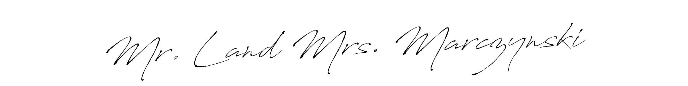 How to make Mr. Land Mrs. Marczynski signature? Antro_Vectra is a professional autograph style. Create handwritten signature for Mr. Land Mrs. Marczynski name. Mr. Land Mrs. Marczynski signature style 6 images and pictures png