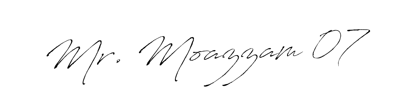 Also You can easily find your signature by using the search form. We will create Mr. Moazzam 07 name handwritten signature images for you free of cost using Antro_Vectra sign style. Mr. Moazzam 07 signature style 6 images and pictures png