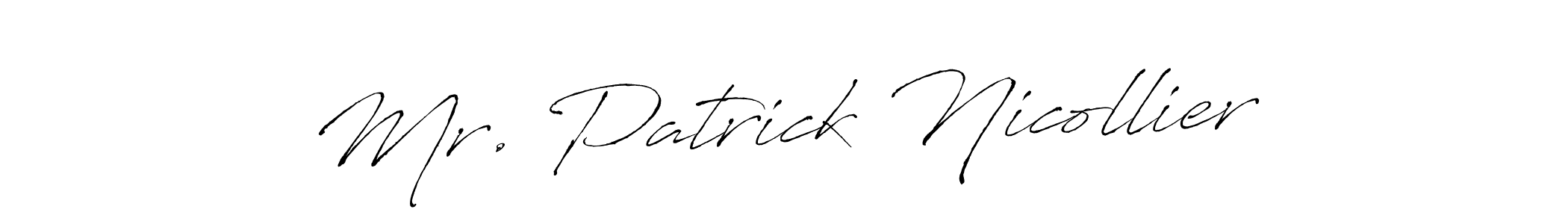 How to Draw Mr. Patrick Nicollier signature style? Antro_Vectra is a latest design signature styles for name Mr. Patrick Nicollier. Mr. Patrick Nicollier signature style 6 images and pictures png