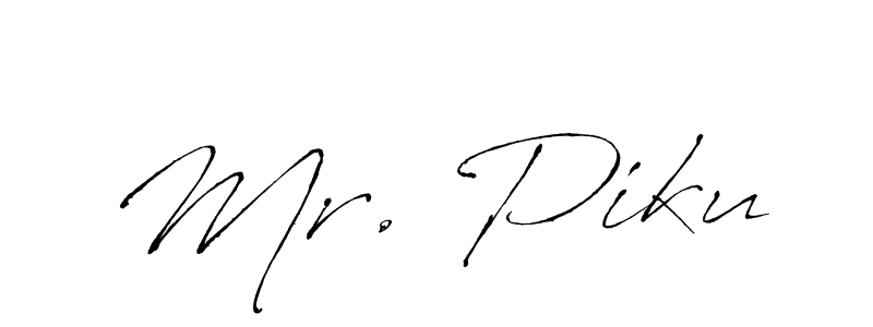 Also You can easily find your signature by using the search form. We will create Mr. Piku name handwritten signature images for you free of cost using Antro_Vectra sign style. Mr. Piku signature style 6 images and pictures png