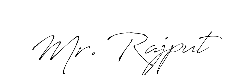 Also we have Mr. Rajput name is the best signature style. Create professional handwritten signature collection using Antro_Vectra autograph style. Mr. Rajput signature style 6 images and pictures png