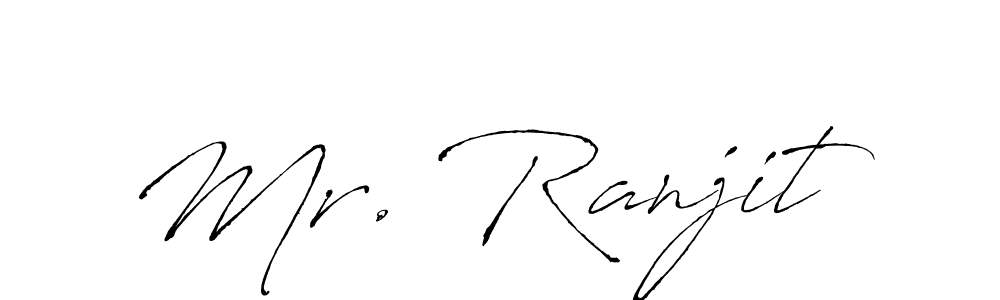 Mr. Ranjit stylish signature style. Best Handwritten Sign (Antro_Vectra) for my name. Handwritten Signature Collection Ideas for my name Mr. Ranjit. Mr. Ranjit signature style 6 images and pictures png
