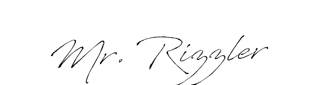 Also You can easily find your signature by using the search form. We will create Mr. Rizzler name handwritten signature images for you free of cost using Antro_Vectra sign style. Mr. Rizzler signature style 6 images and pictures png