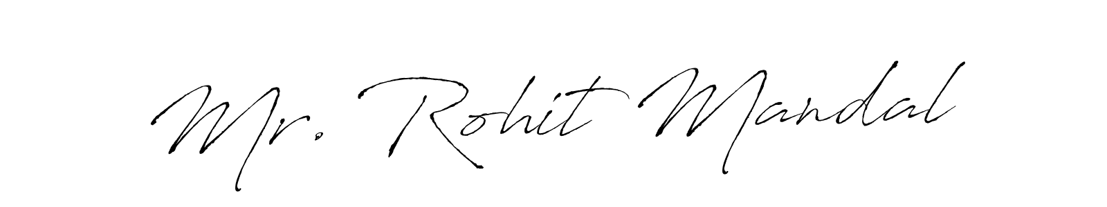 Also we have Mr. Rohit Mandal name is the best signature style. Create professional handwritten signature collection using Antro_Vectra autograph style. Mr. Rohit Mandal signature style 6 images and pictures png