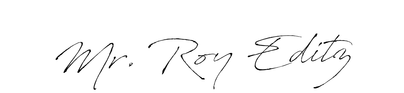 You can use this online signature creator to create a handwritten signature for the name Mr. Roy Editz. This is the best online autograph maker. Mr. Roy Editz signature style 6 images and pictures png