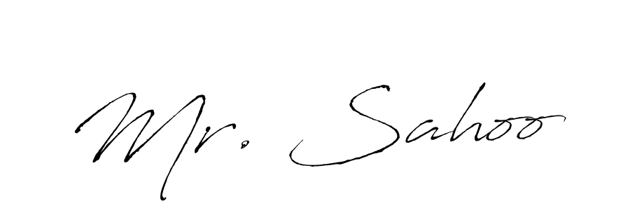 Make a beautiful signature design for name Mr. Sahoo. With this signature (Antro_Vectra) style, you can create a handwritten signature for free. Mr. Sahoo signature style 6 images and pictures png