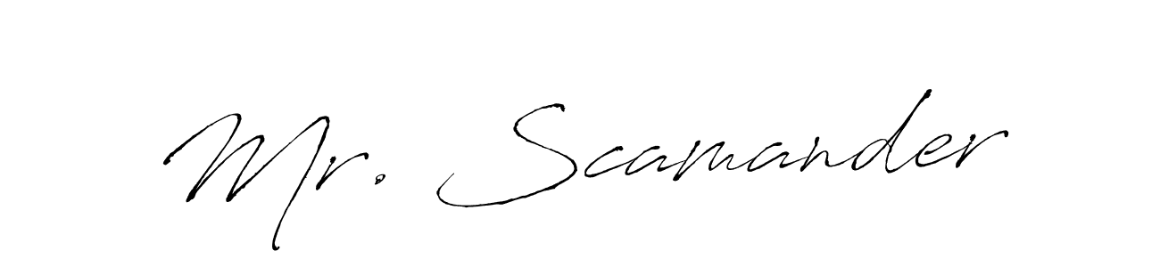 Antro_Vectra is a professional signature style that is perfect for those who want to add a touch of class to their signature. It is also a great choice for those who want to make their signature more unique. Get Mr. Scamander name to fancy signature for free. Mr. Scamander signature style 6 images and pictures png