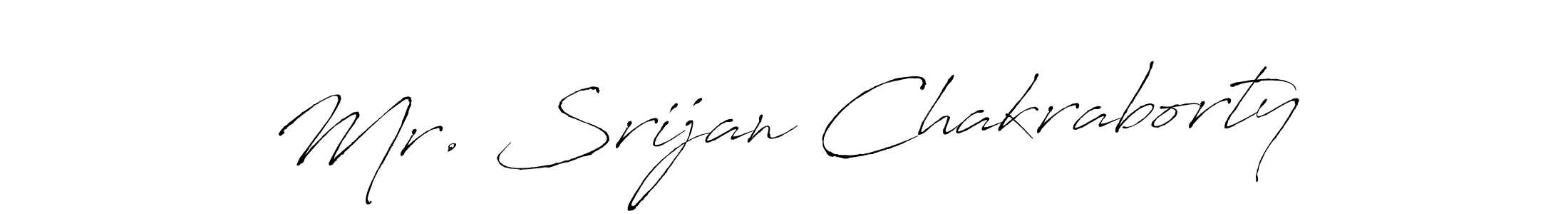 Design your own signature with our free online signature maker. With this signature software, you can create a handwritten (Antro_Vectra) signature for name Mr. Srijan Chakraborty. Mr. Srijan Chakraborty signature style 6 images and pictures png