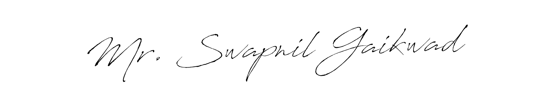 Mr. Swapnil Gaikwad stylish signature style. Best Handwritten Sign (Antro_Vectra) for my name. Handwritten Signature Collection Ideas for my name Mr. Swapnil Gaikwad. Mr. Swapnil Gaikwad signature style 6 images and pictures png