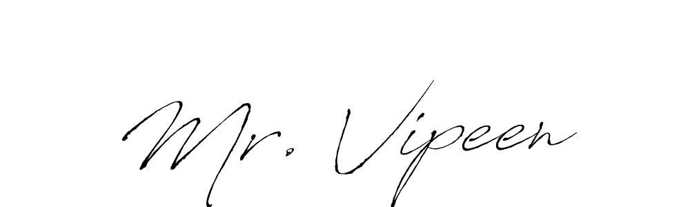 Design your own signature with our free online signature maker. With this signature software, you can create a handwritten (Antro_Vectra) signature for name Mr. Vipeen. Mr. Vipeen signature style 6 images and pictures png