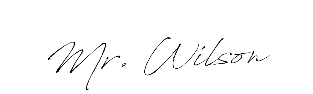 How to make Mr. Wilson name signature. Use Antro_Vectra style for creating short signs online. This is the latest handwritten sign. Mr. Wilson signature style 6 images and pictures png