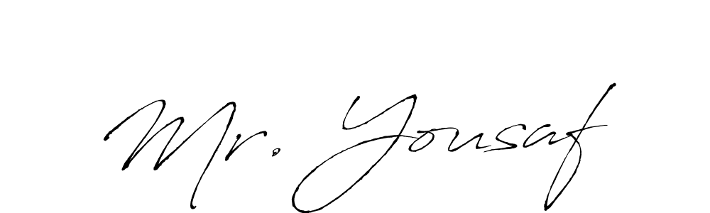 It looks lik you need a new signature style for name Mr. Yousaf. Design unique handwritten (Antro_Vectra) signature with our free signature maker in just a few clicks. Mr. Yousaf signature style 6 images and pictures png