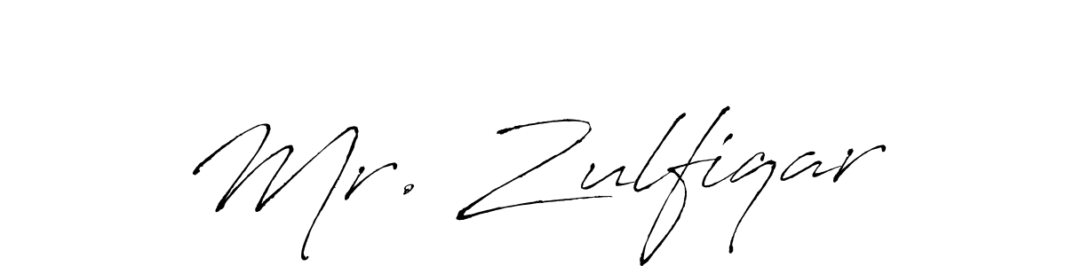Also we have Mr. Zulfiqar name is the best signature style. Create professional handwritten signature collection using Antro_Vectra autograph style. Mr. Zulfiqar signature style 6 images and pictures png