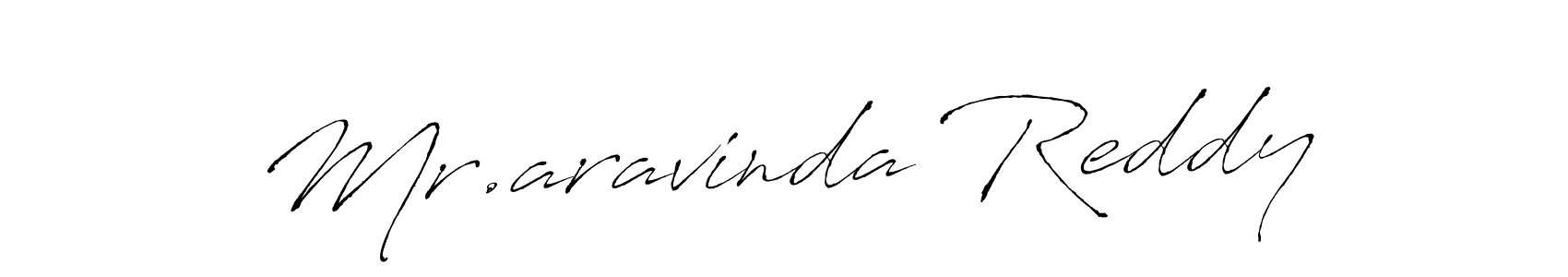 Make a beautiful signature design for name Mr.aravinda Reddy. With this signature (Antro_Vectra) style, you can create a handwritten signature for free. Mr.aravinda Reddy signature style 6 images and pictures png