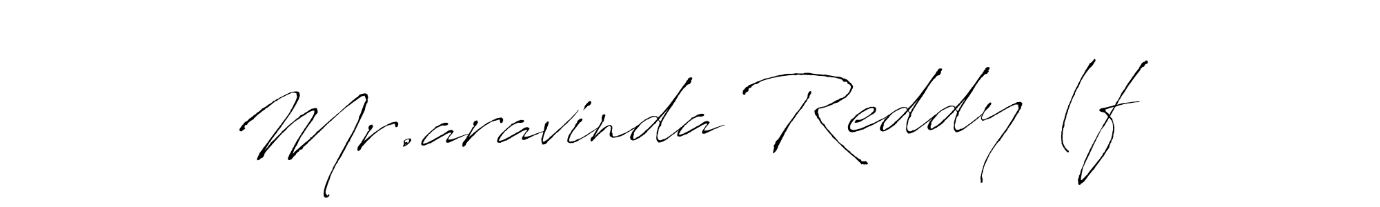 Make a beautiful signature design for name Mr.aravinda Reddy (f. With this signature (Antro_Vectra) style, you can create a handwritten signature for free. Mr.aravinda Reddy (f signature style 6 images and pictures png